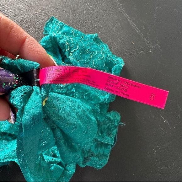 NIP Seven til midnight emerald green lace kiss of envy lace teddy Sz OS - Picture 8 of 10